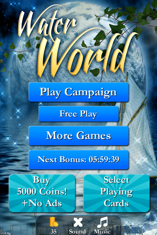Pyramid Solitaire Water World应用截图第0张