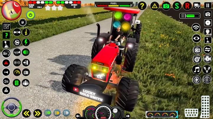 Real Farm Indian Tractor Game 螢幕截圖 1