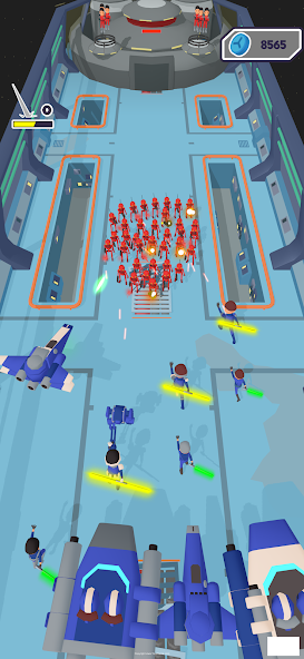 Space Army: Universe Clash Mod 스크린샷 1