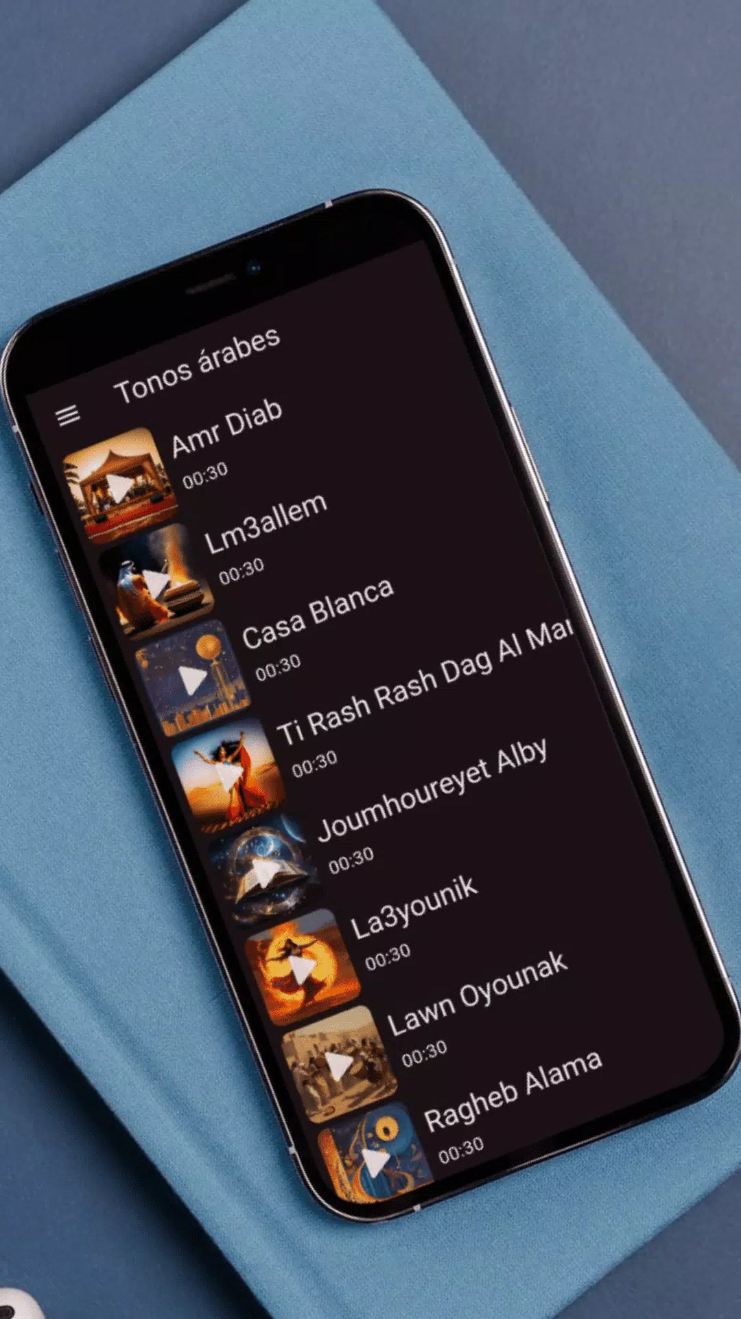 Arabic Sounds Ringtones App Captura de pantalla 3