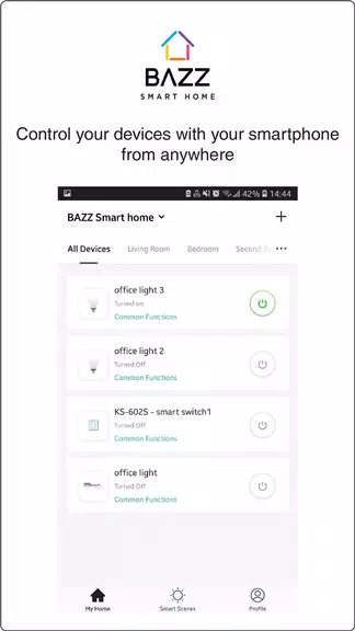 BAZZ Smart Home ဖန်သားပြင်ဓာတ်ပုံ 0