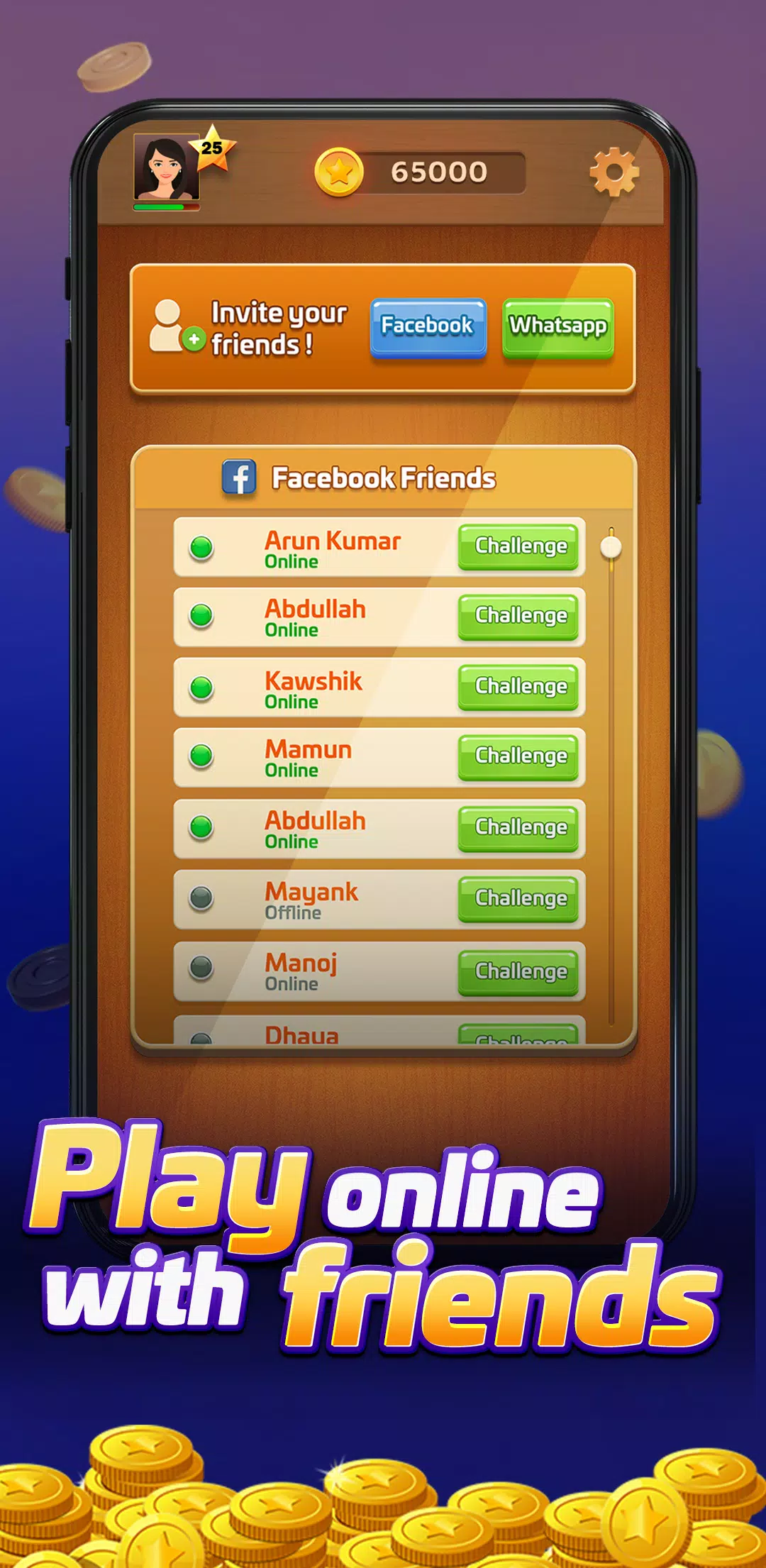 Carrom Gold Ảnh chụp màn hình 2