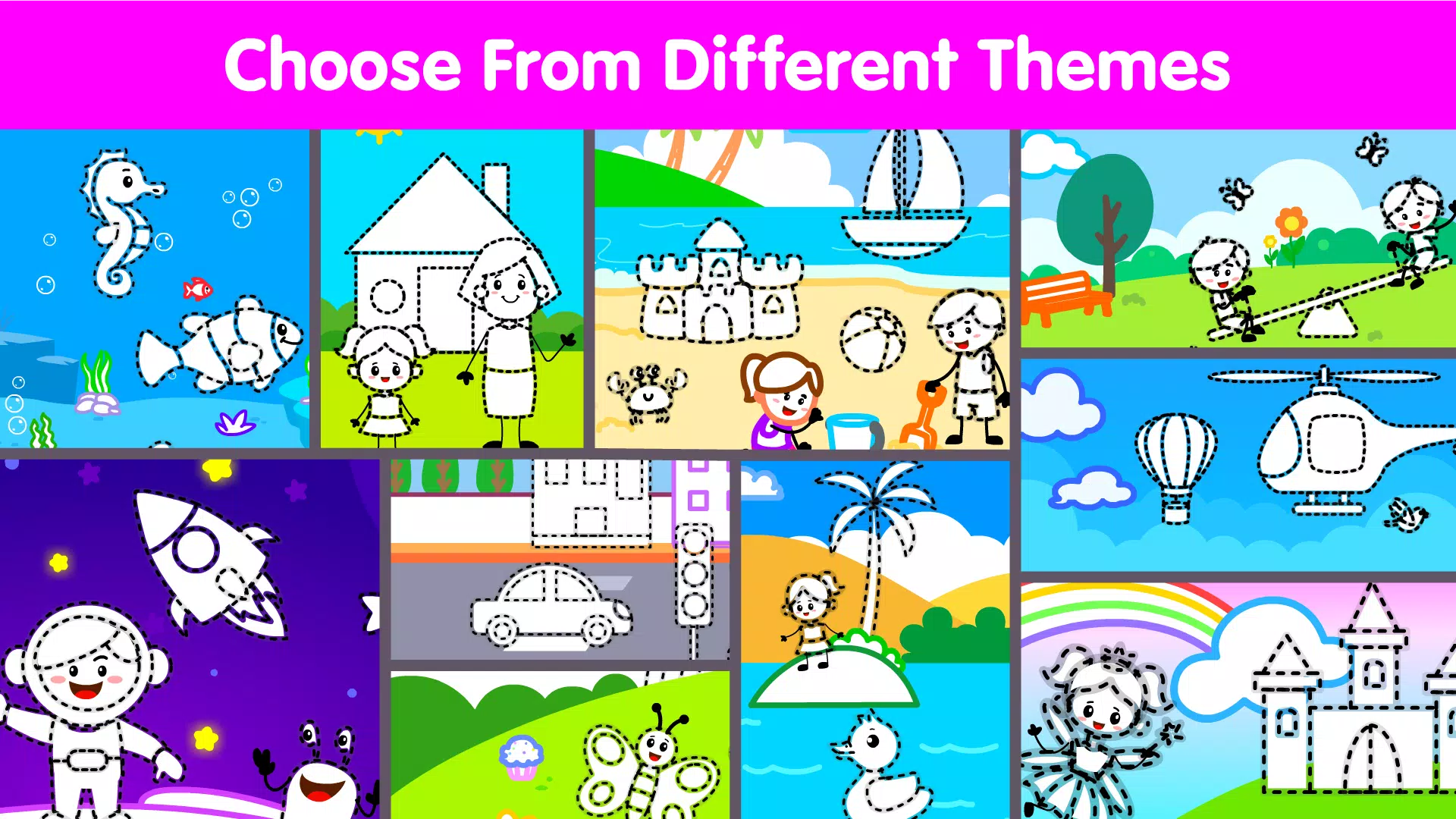 Kids Drawing & Coloring Book应用截图第2张