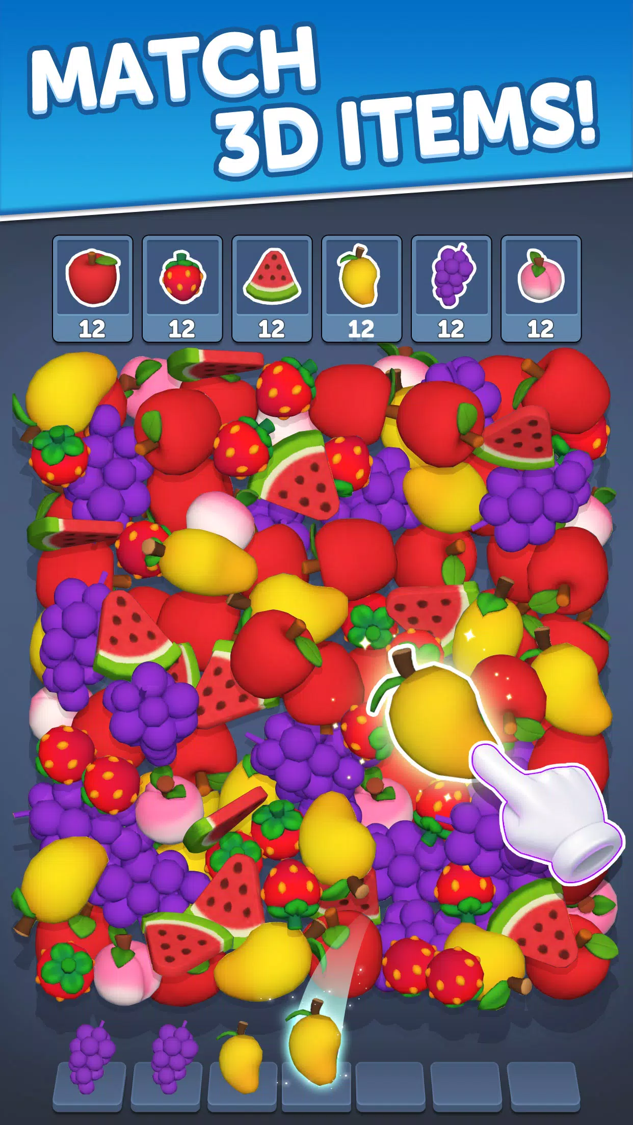 Triple Match: 3D Wonderland Captura de pantalla 1