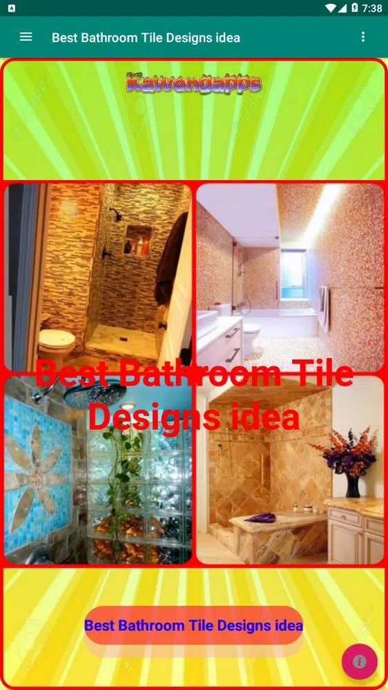 Best Bathroom Tile Designs ide スクリーンショット 0