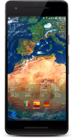 3D EARTH - weather forecast Captura de tela 3