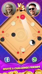 Carrom Board Offline Game Tangkapan skrin 0