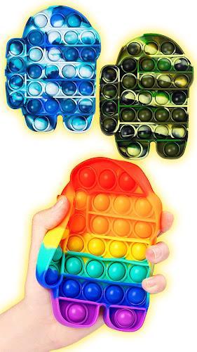 Pop It 3D DIY ASMR Fidget Toys Schermafbeelding 1