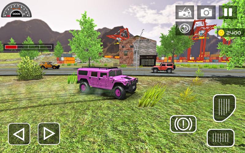 6x6 Truck Offroad Driving Sim Ekran Görüntüsü 3