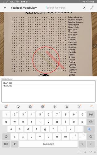 Word Search Scanner and Solver 스크린샷 0