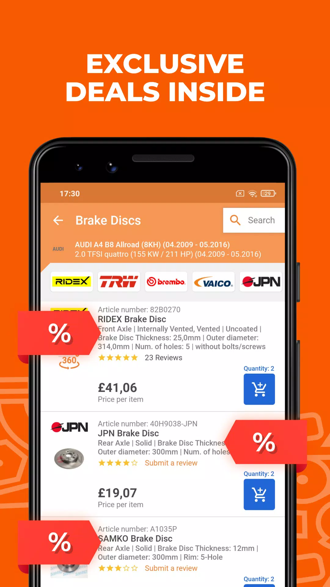 AUTODOC: buy car parts online スクリーンショット 3