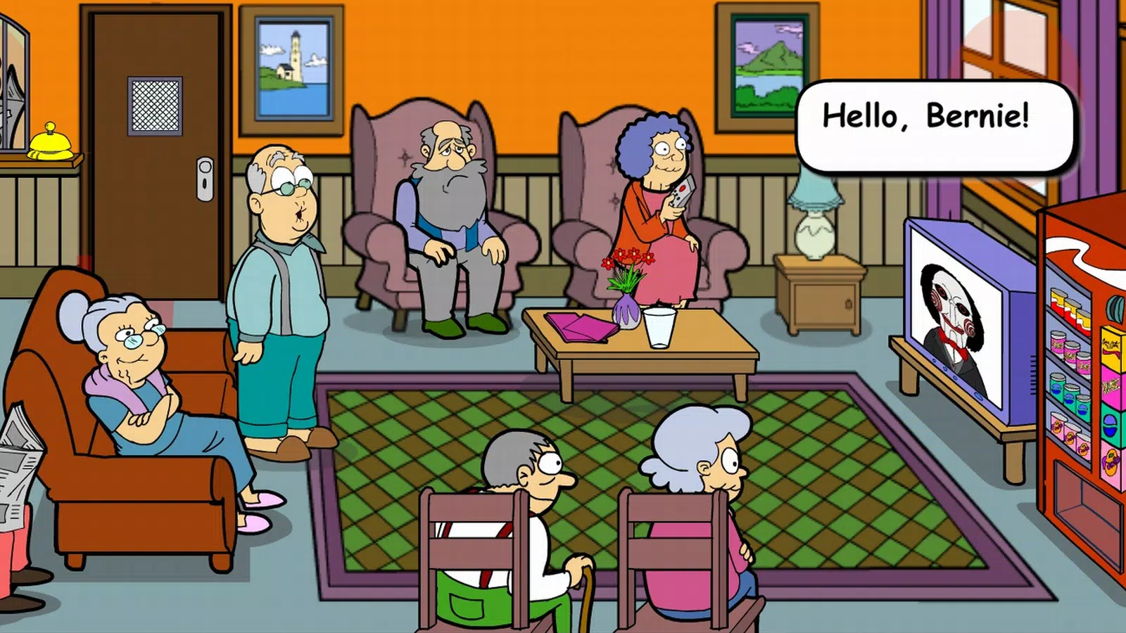 Schermata Grandpa Brickson Saw Trap 0