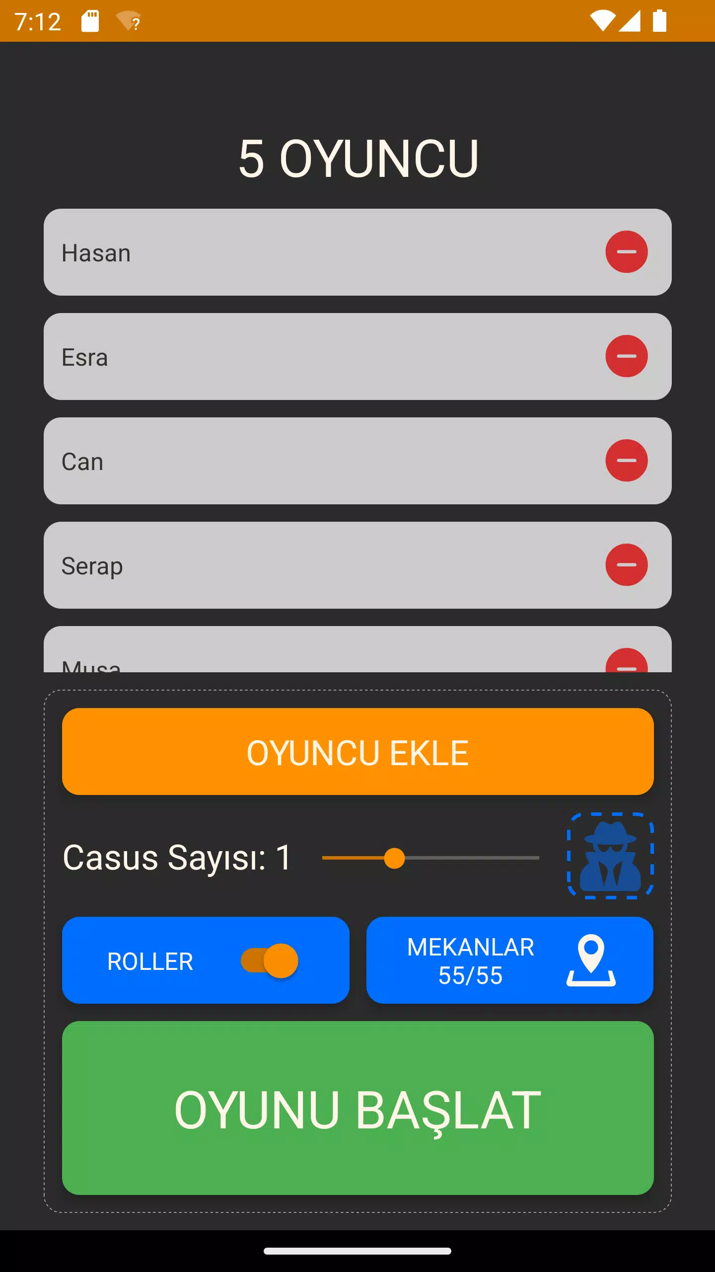 Spyfall Ekran Görüntüsü 0