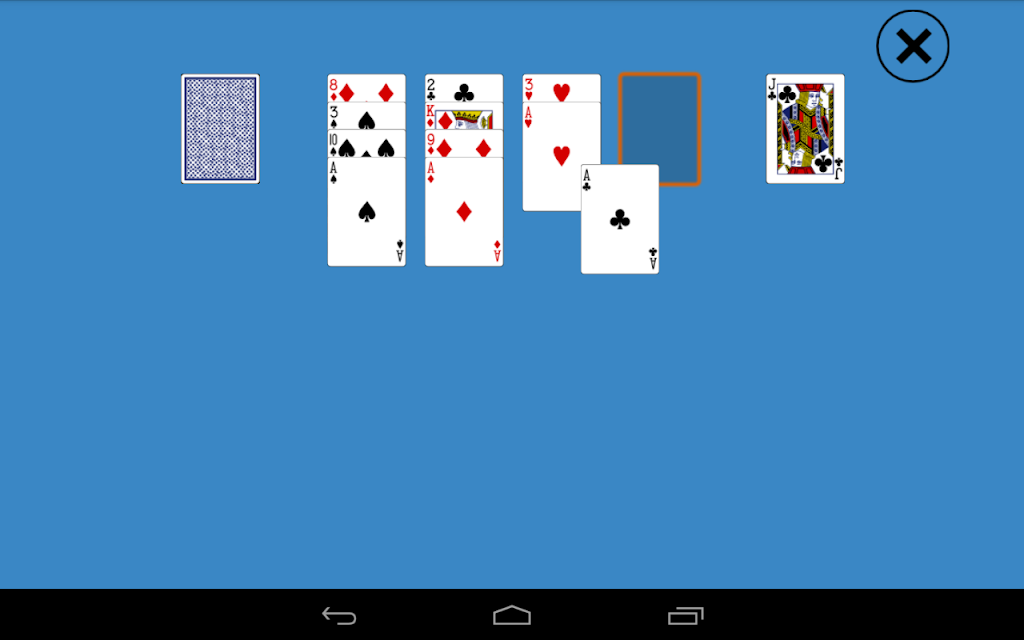 Classic Aces Up Solitaire 스크린샷 2