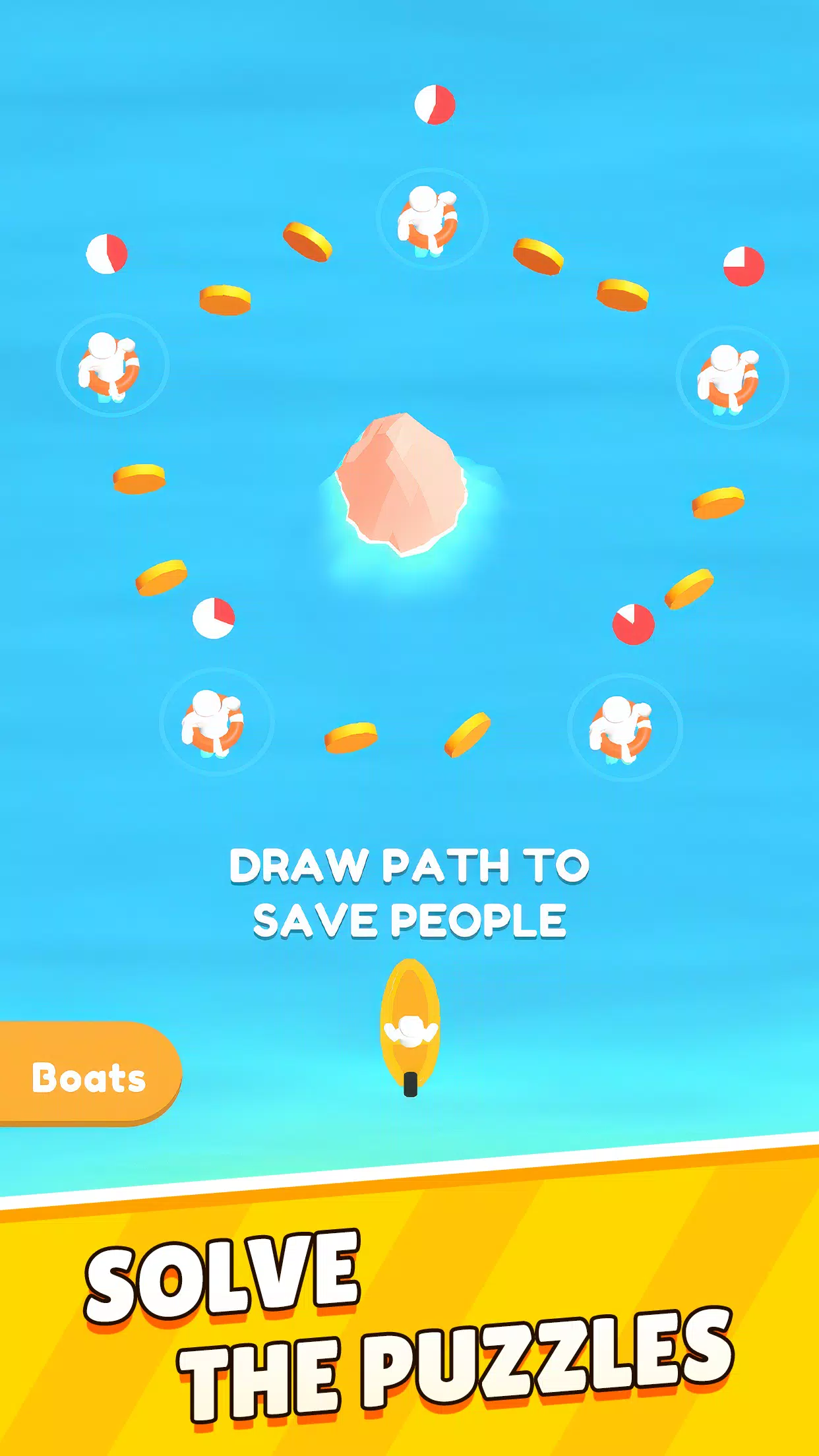 Beach Rescue Rush 螢幕截圖 2