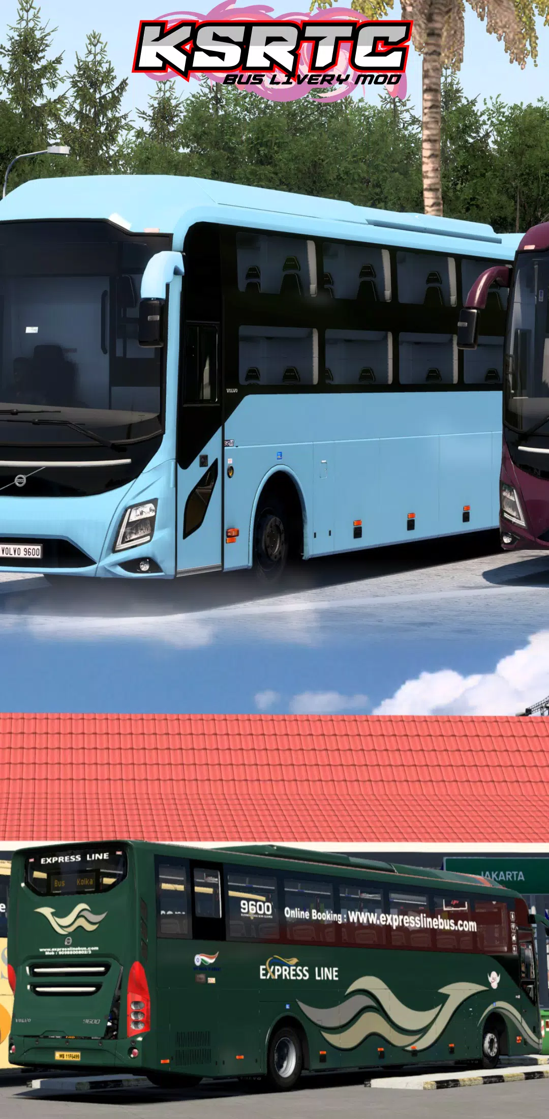 Ksrtc Bus Livery Mod Zrzut ekranu 0