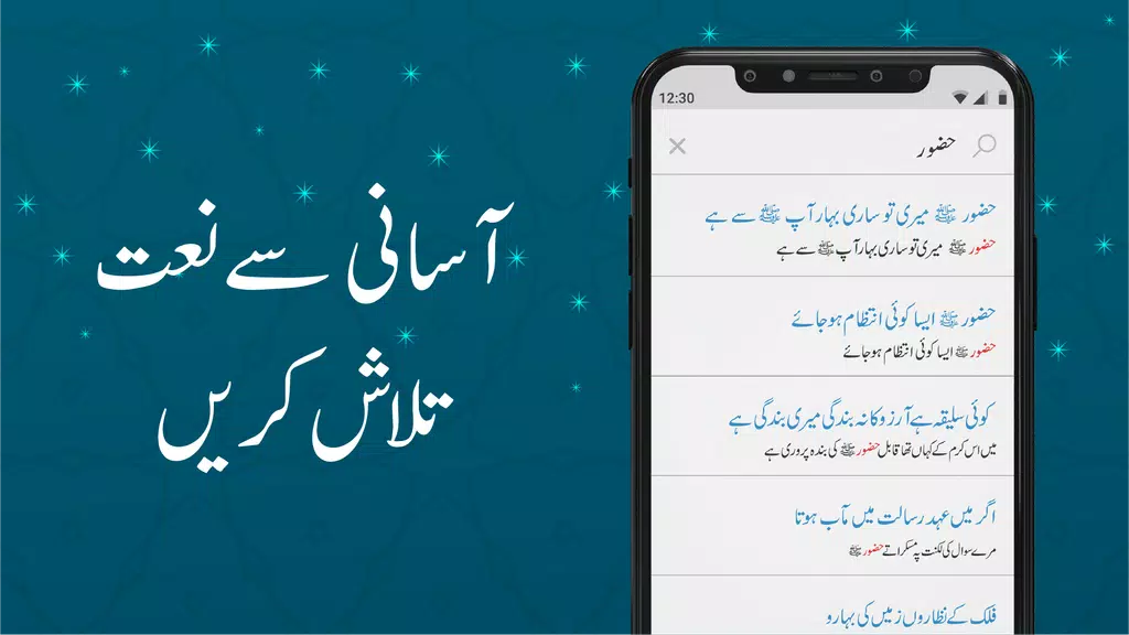 Naat Lyrics Library Captura de pantalla 2
