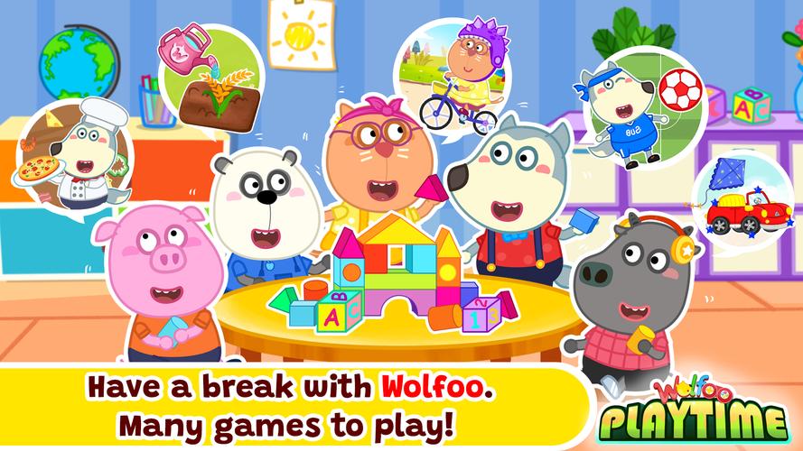 Wolfoo Playtime School Stories Capture d'écran 0