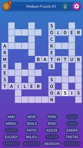 Fill-in Crosswords Unlimited Ekran Görüntüsü 1