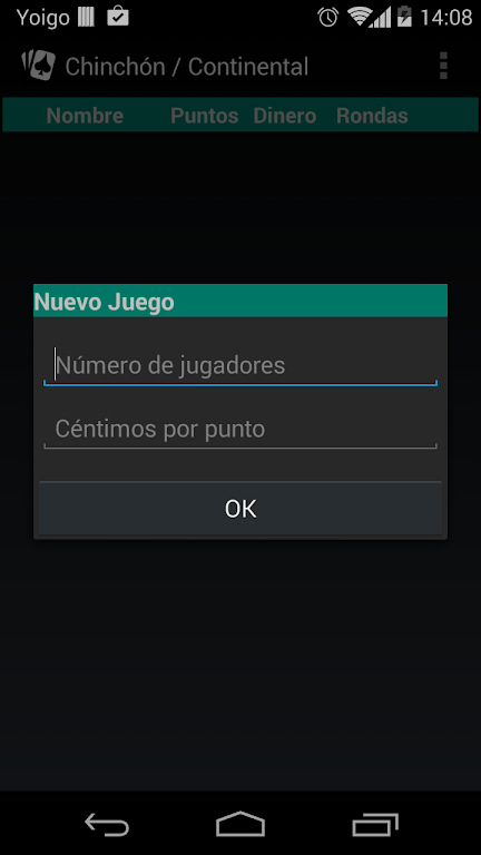 Continental Rummy Captura de pantalla 2