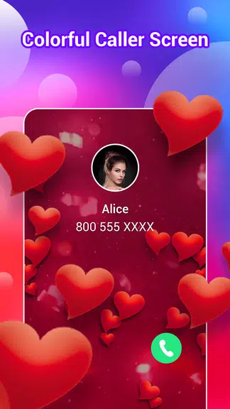 Color Call Screen - Call flash Ekran Görüntüsü 1