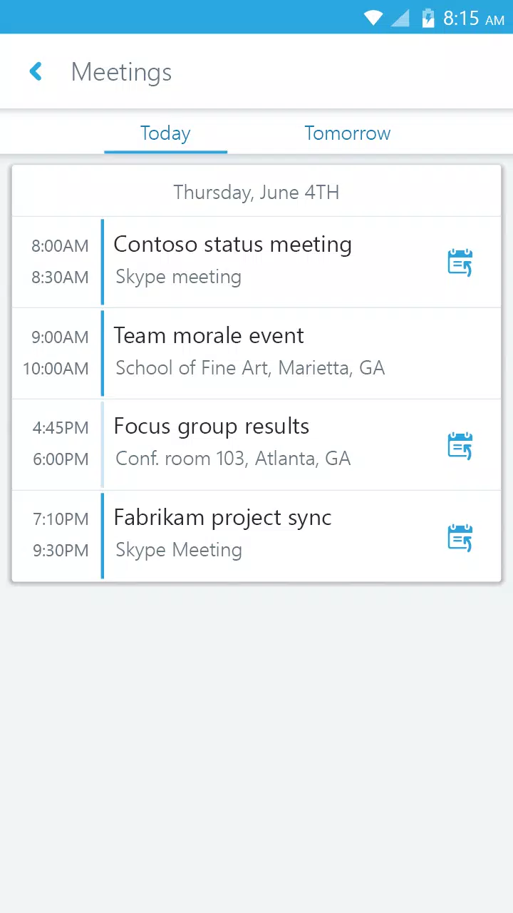 Skype for Business ภาพหน้าจอ 2