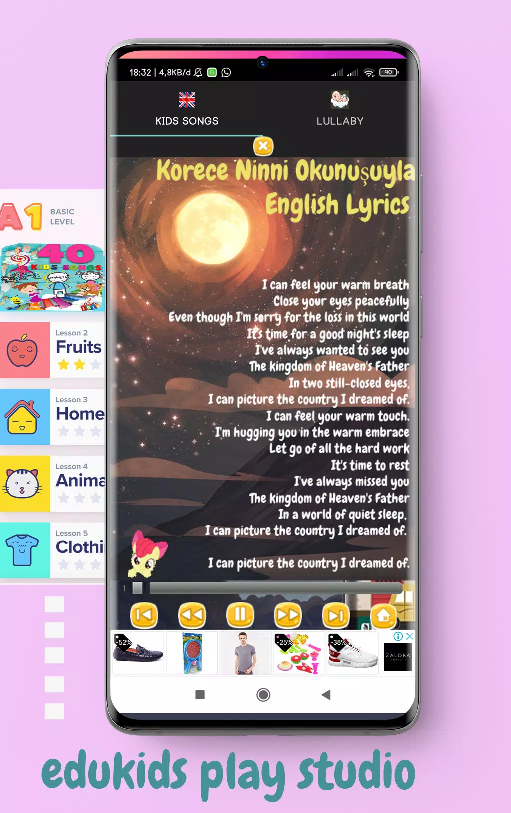 Kids Preschool Learning Songs Captura de pantalla 2