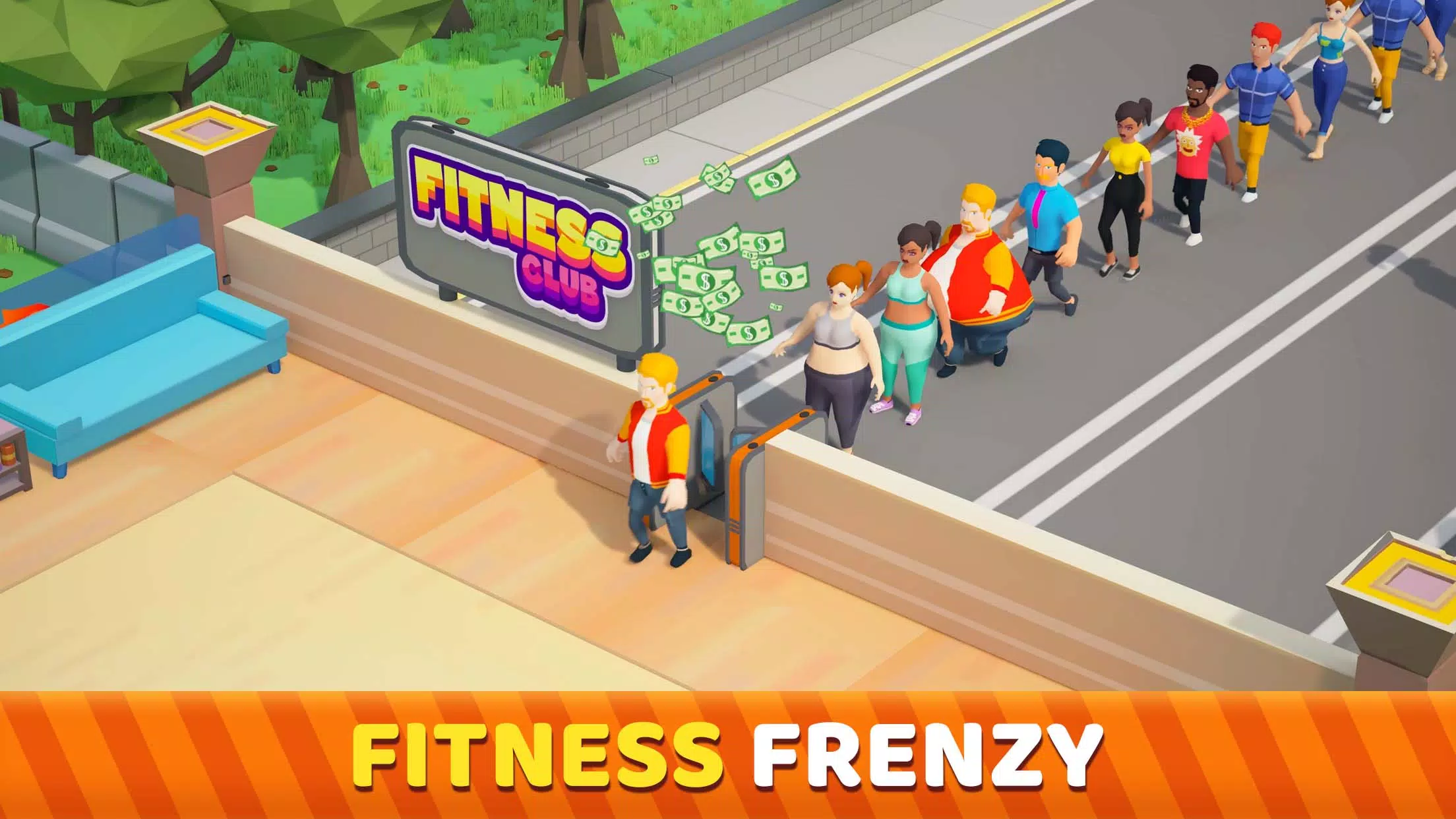 Fitness Club Tycoon 螢幕截圖 0