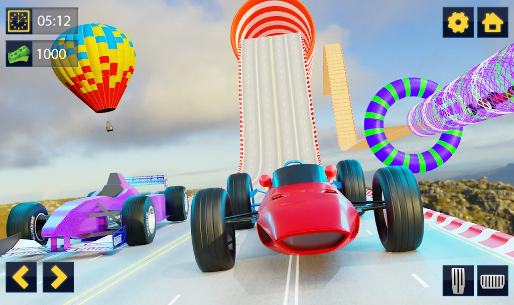 Impossible Formula Car Racing Stunt New Free Games Zrzut ekranu 2