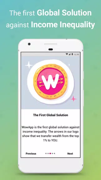 WowApp - Earn. Share. Do Good Captura de pantalla 0