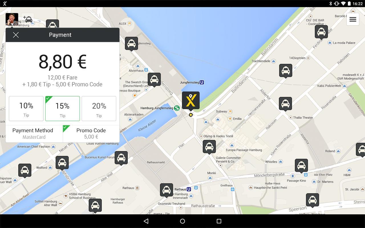 FREENOW - Taxi and more Ekran Görüntüsü 1