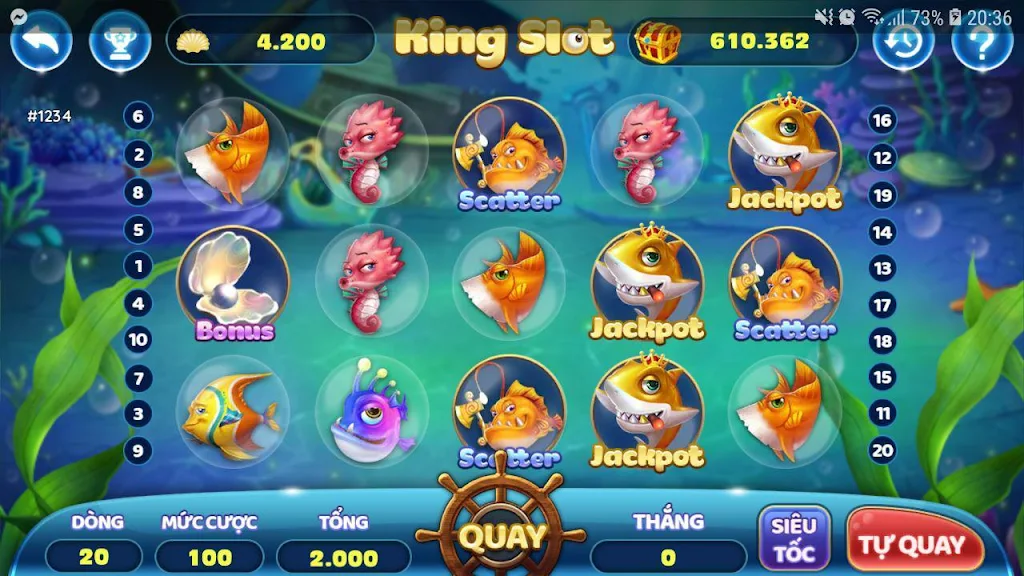 Thánh bắn cá ăn xu slots - bắn cá siêu thị 螢幕截圖 1