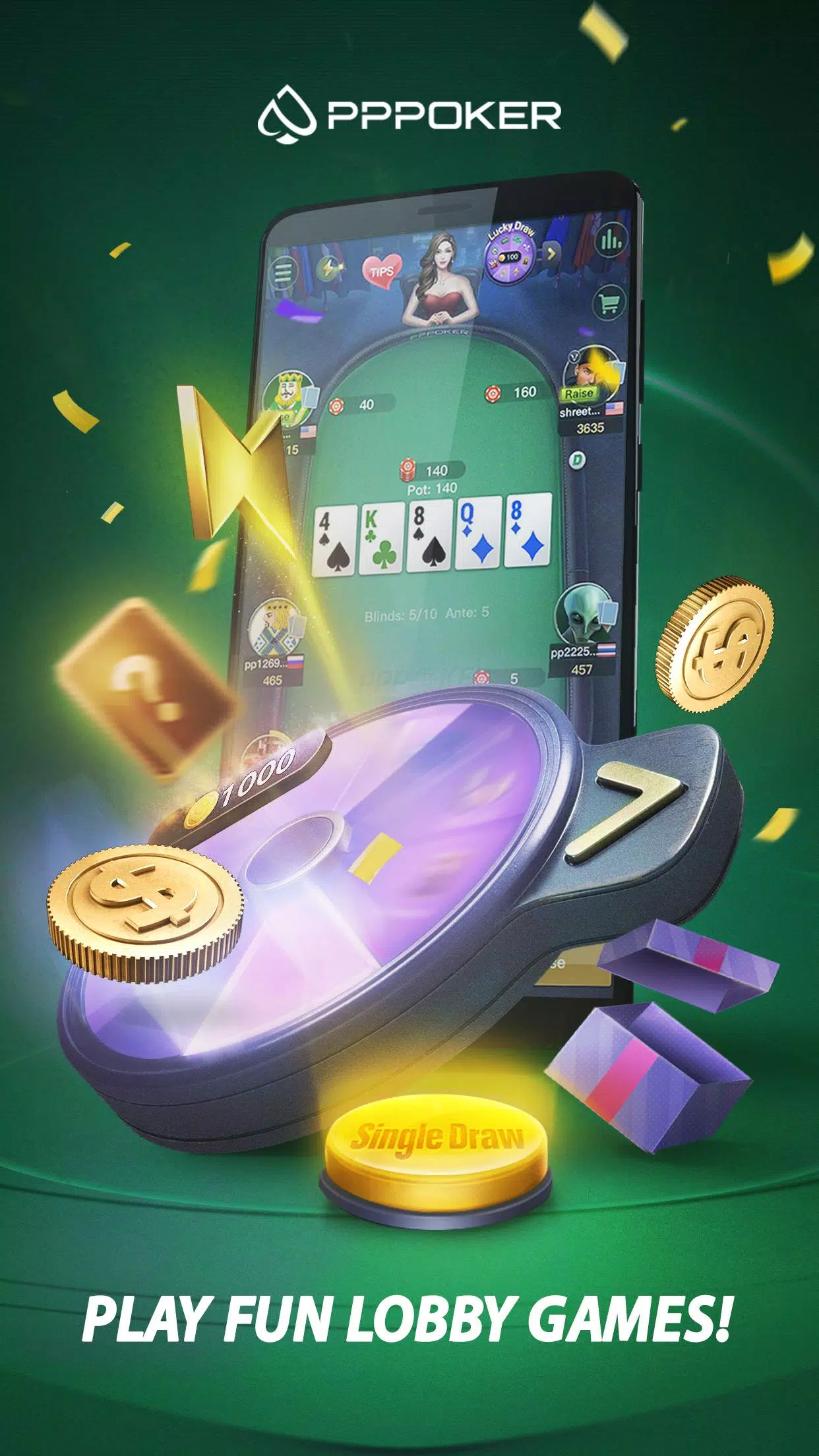 PPPoker ဖန်သားပြင်ဓာတ်ပုံ 0