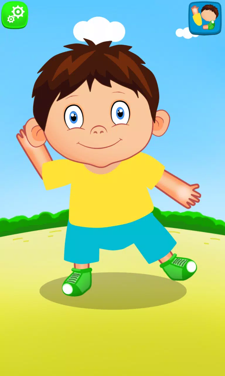 Body parts anatomy for kids Ảnh chụp màn hình 1