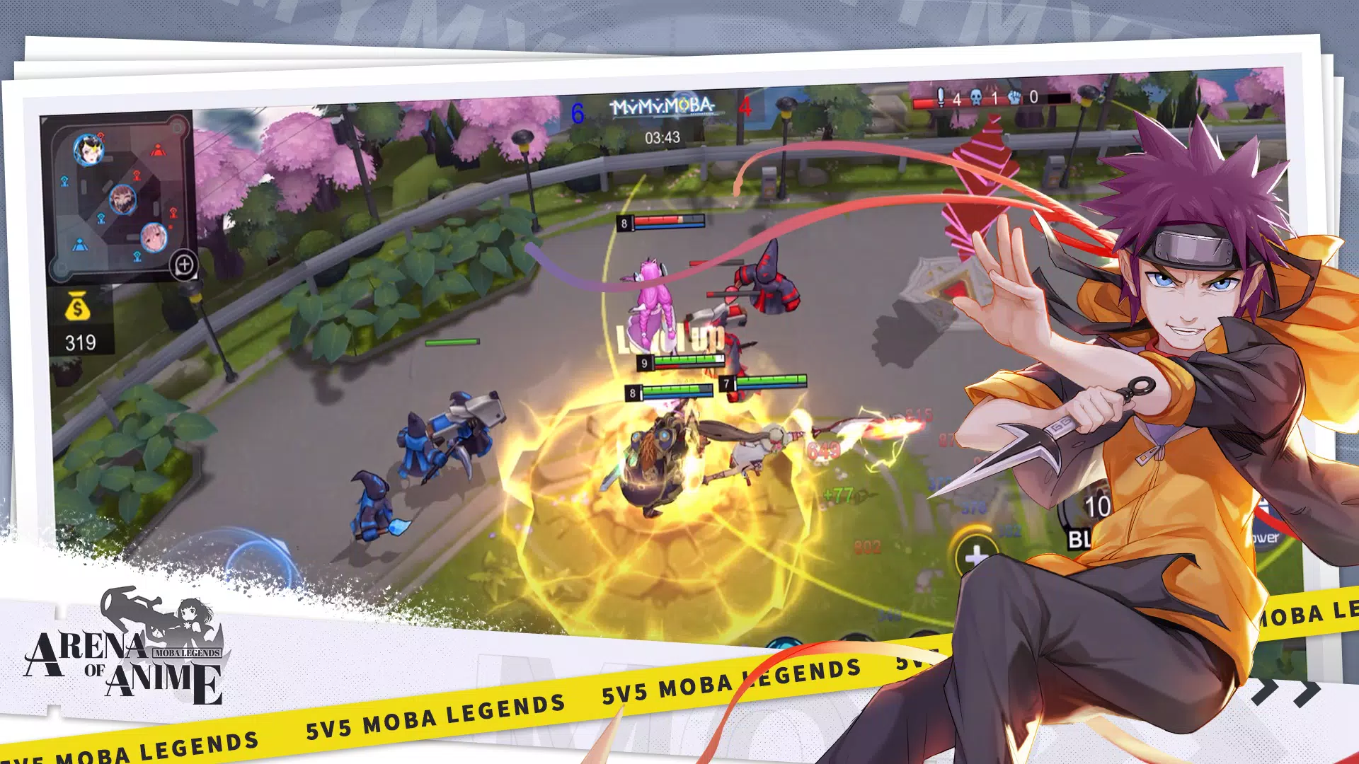 Arena of Anime: MOBA Legends ภาพหน้าจอ 3