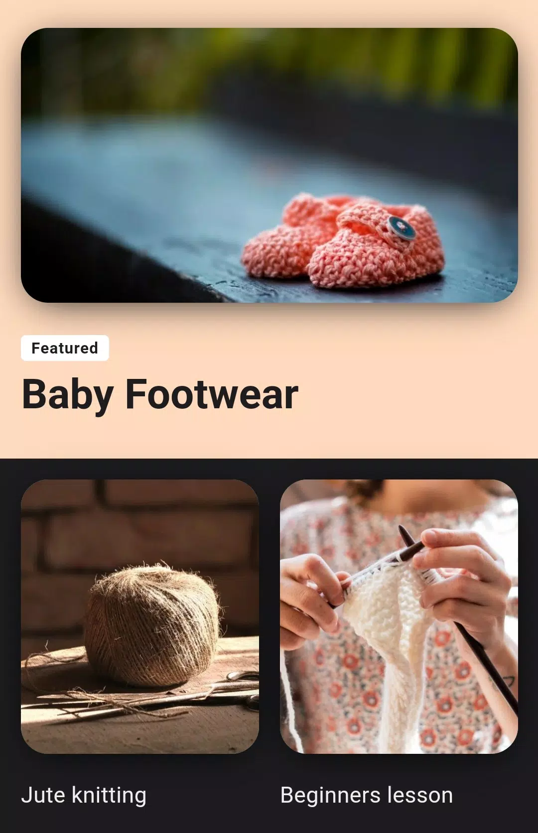 Learn Knitting and Crocheting 螢幕截圖 0