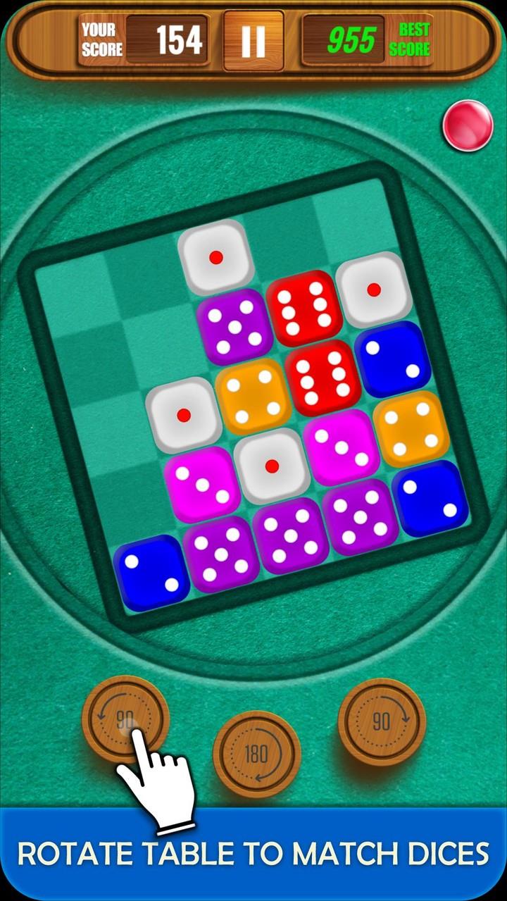 Dice Merge And Blast Puzzle ภาพหน้าจอ 1