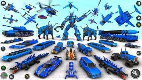 Bull Robot Car Transforming Ekran Görüntüsü 1