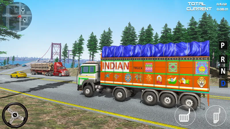 Indian Driver Cargo Truck Game 스크린샷 1
