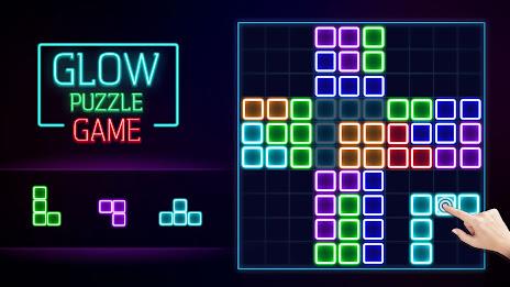 Glow Block Puzzle Ảnh chụp màn hình 1