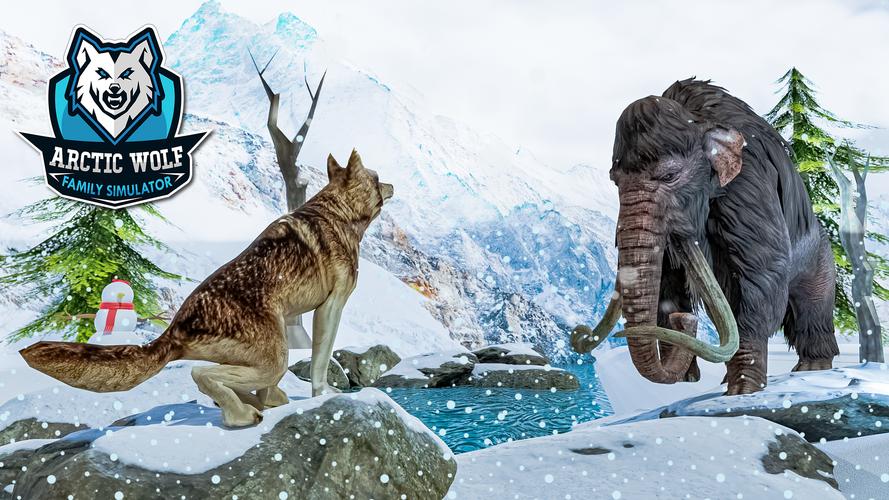 Arctic Wolf Family Simulator应用截图第1张