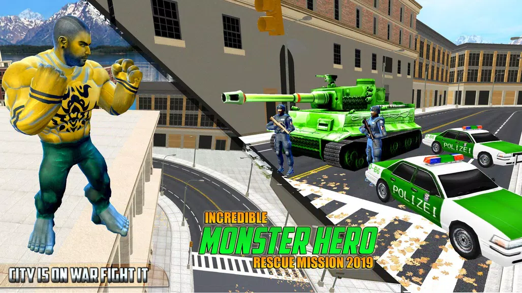 Incredible Monster Superhero Crime City 2018 Capture d'écran 3
