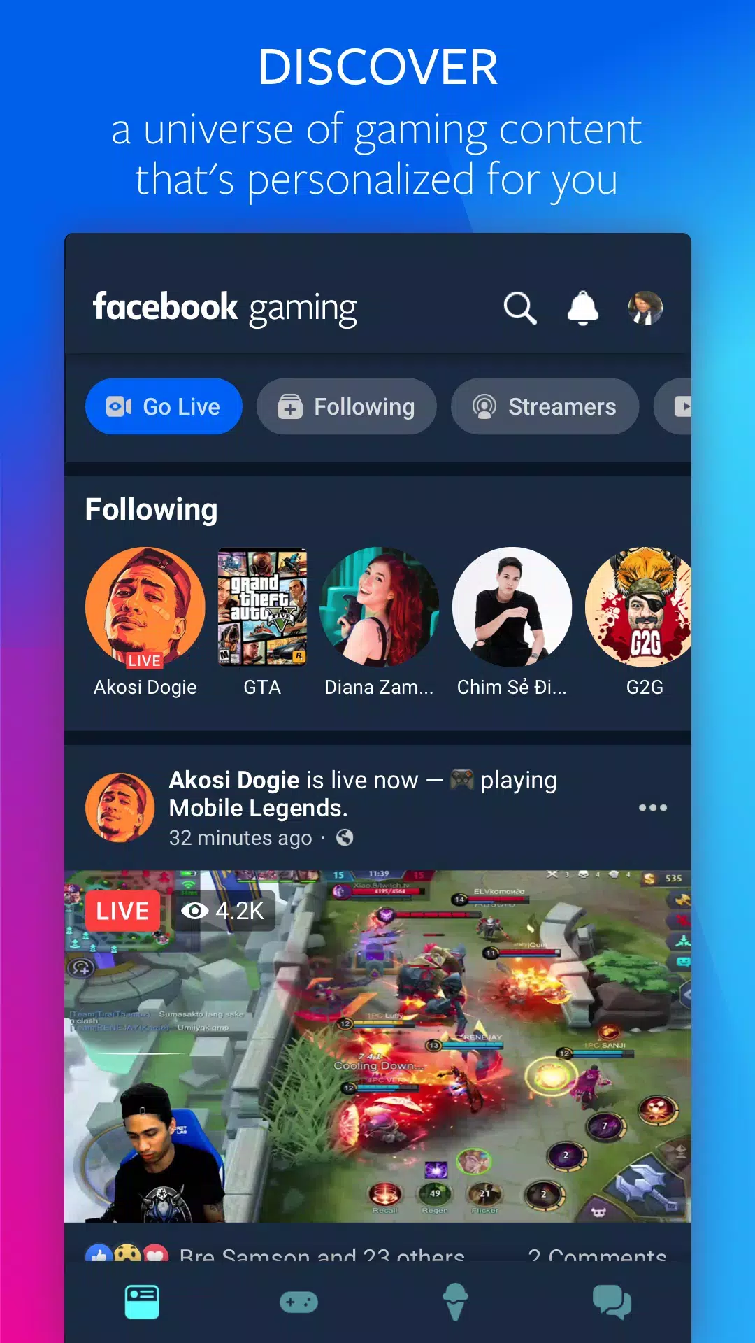 FaÇebook Gaming: Play, Watch, 스크린샷 1