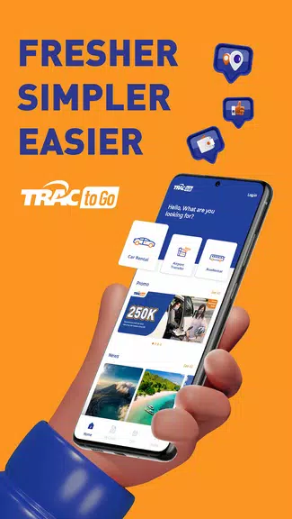 TRACtoGo: Rental Mobil & Bus Ekran Görüntüsü 0