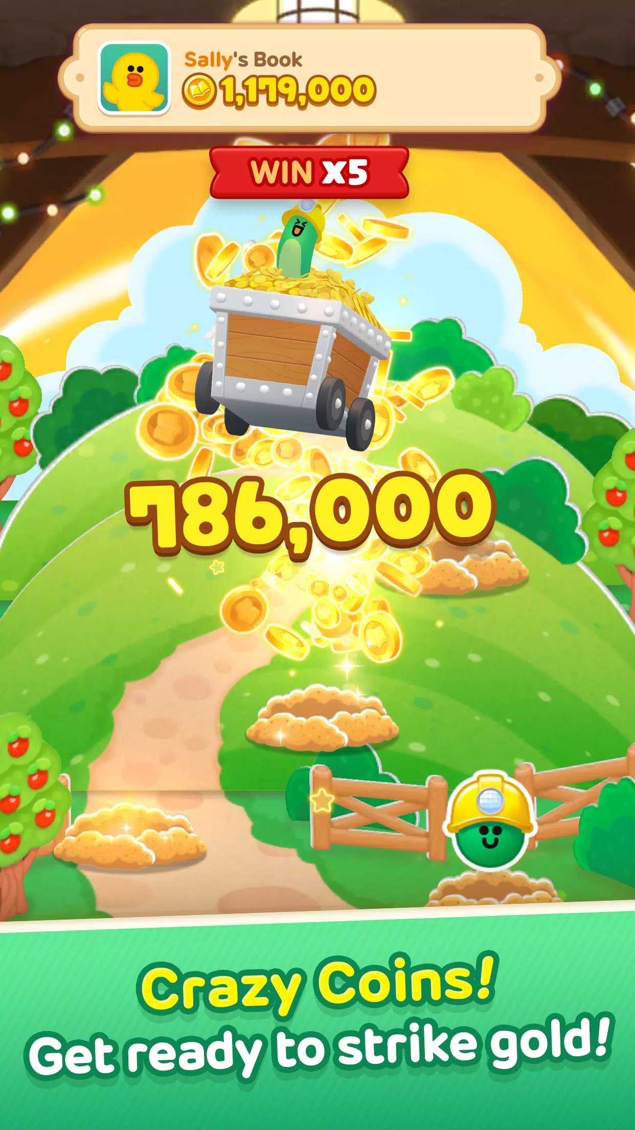 LINE Magic Coin - Coin Game! Ekran Görüntüsü 1