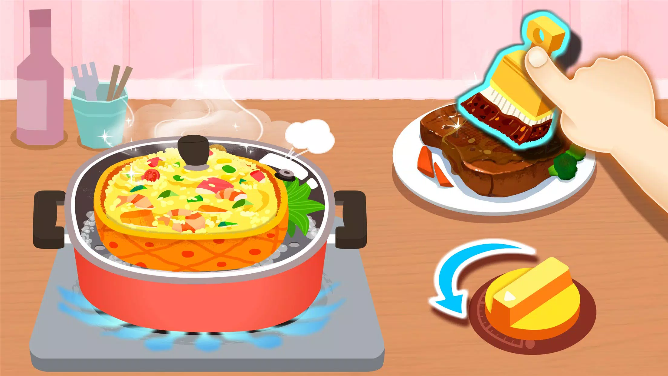 Bebê Panda: festa da cozinha Captura de tela 2