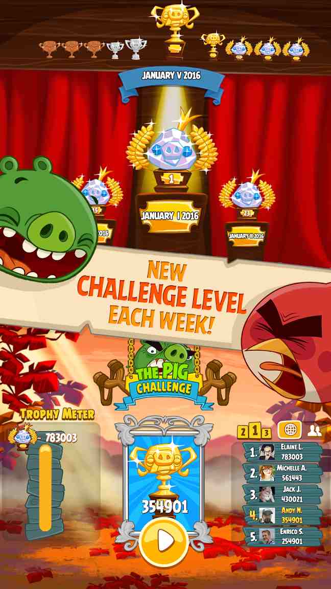 Angry Birds Seasons Capture d'écran 2