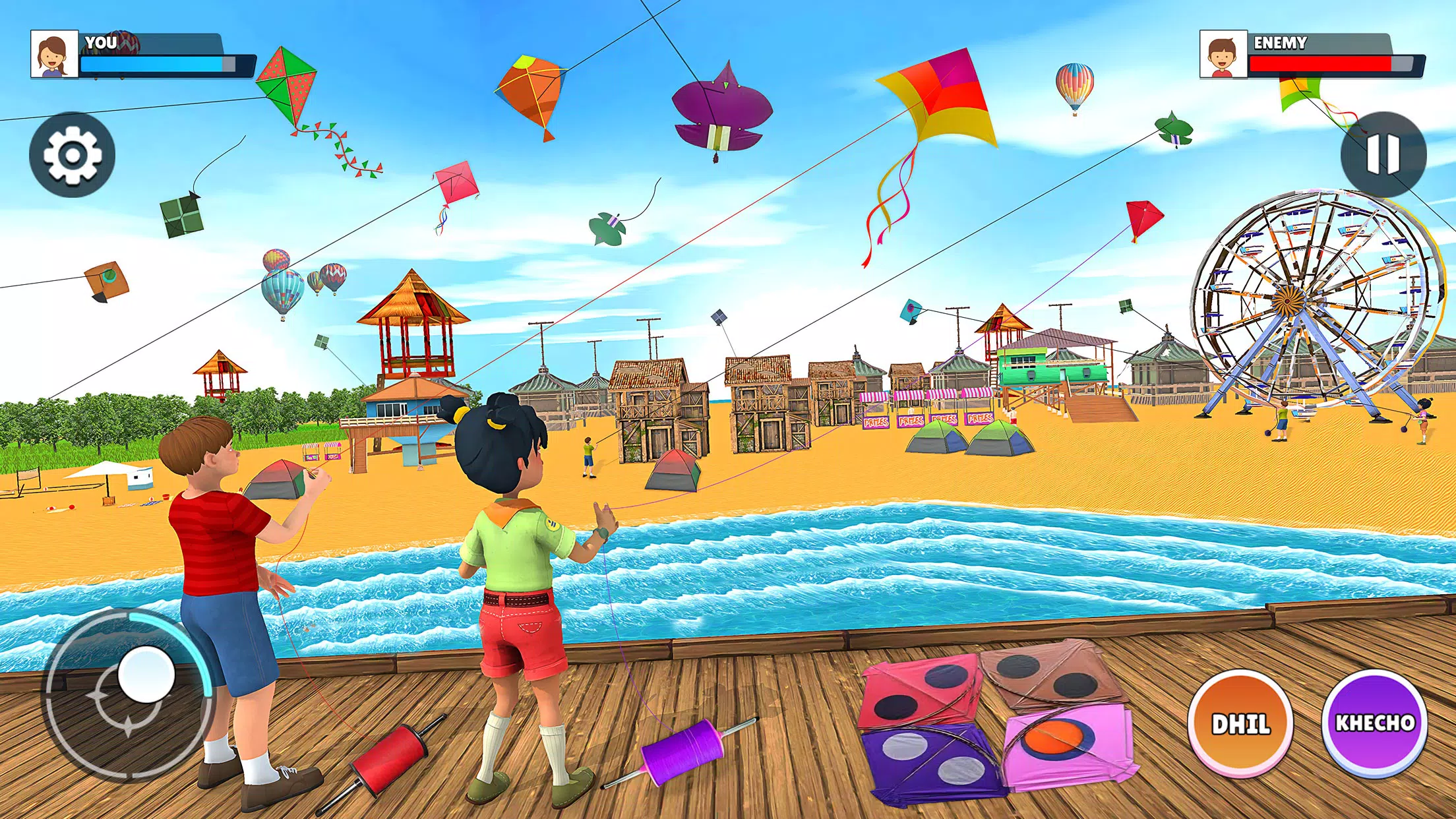 Kite Flying 3D - Pipa Combate 螢幕截圖 0