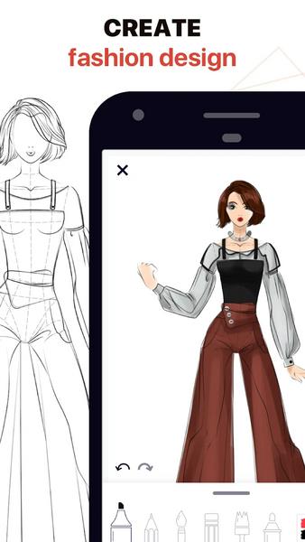 Schermata Fashion Design Sketches Book 0