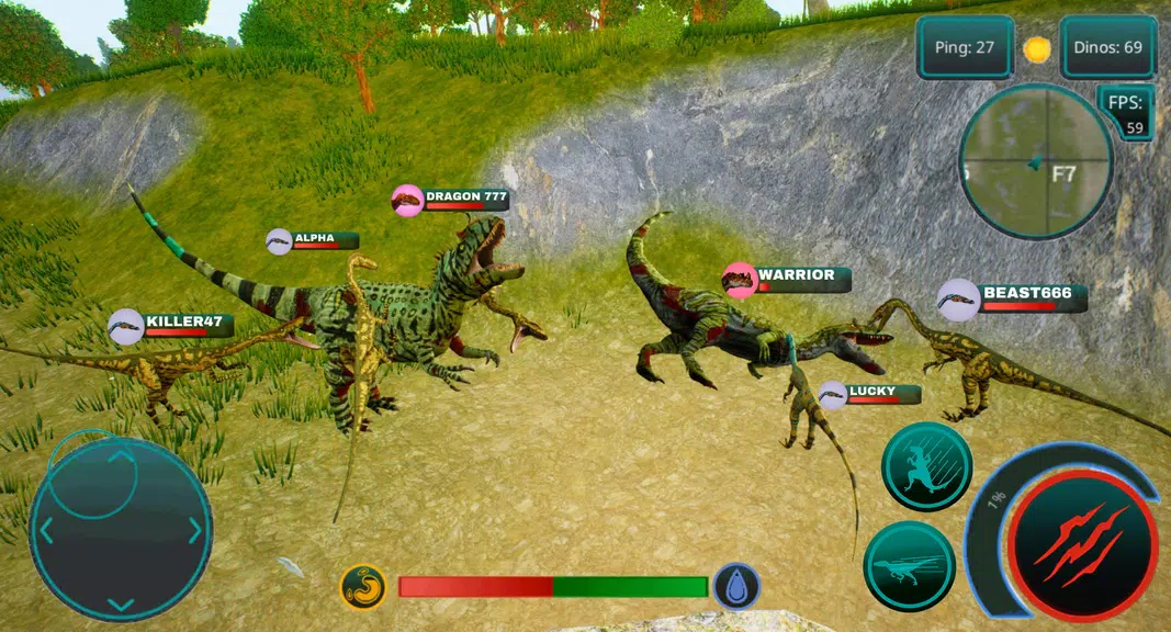 The Cursed Dinosaur Isle: Game 螢幕截圖 0